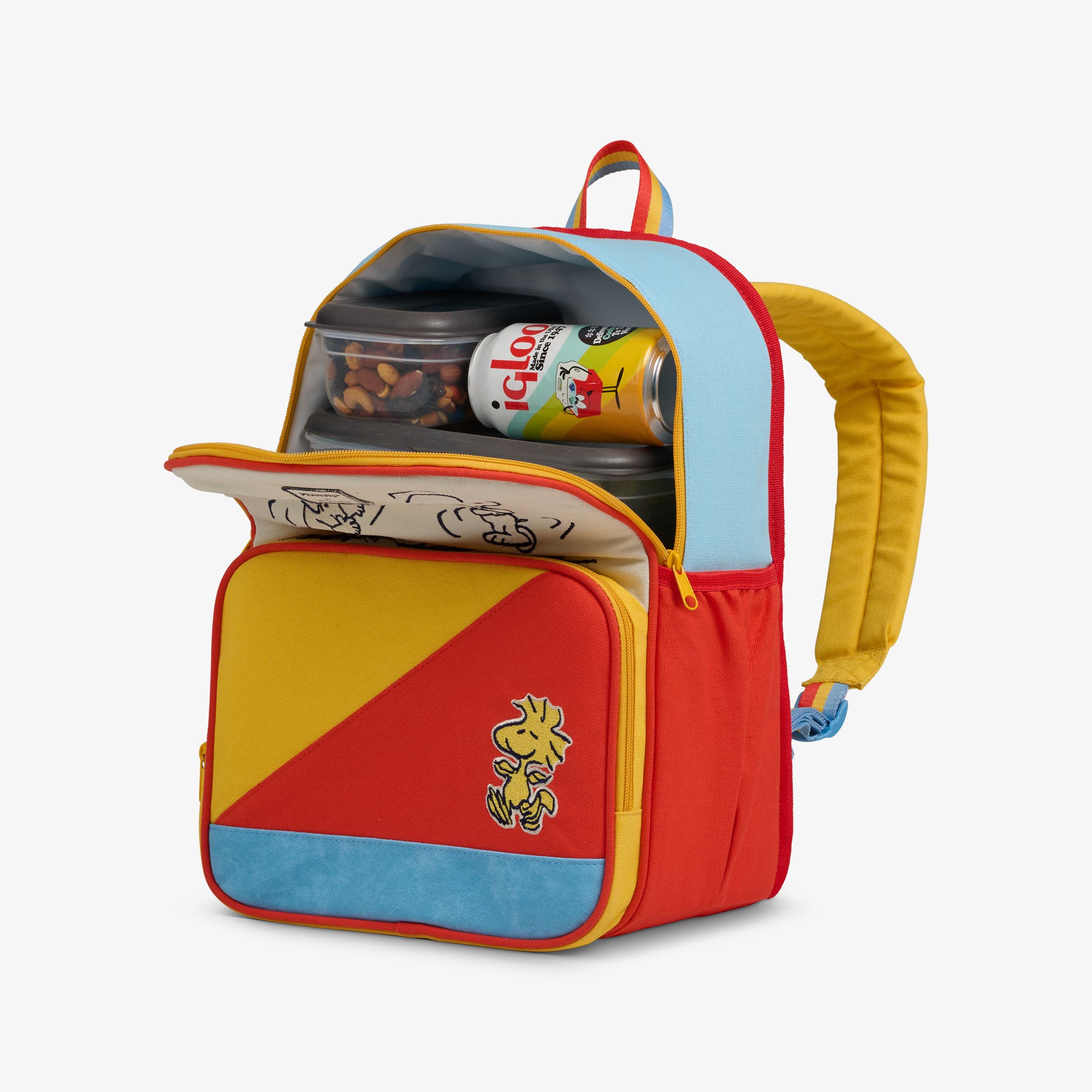Snoopy Disco Party 24-Can Backpack Cooler - Image 3